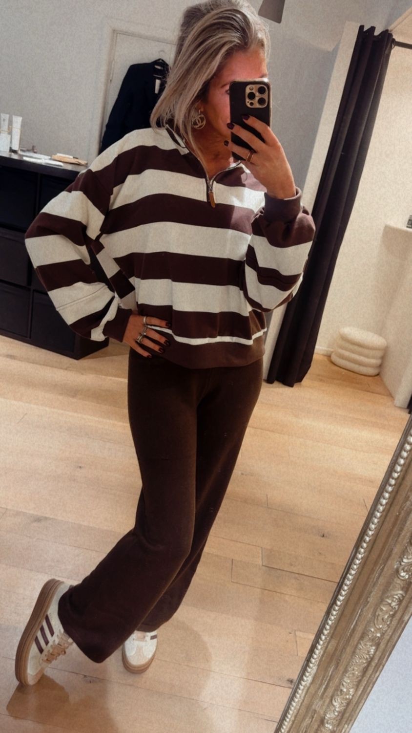 Knitted pants Coffee