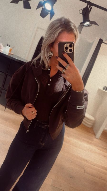 Lace top knoopjes choco ?