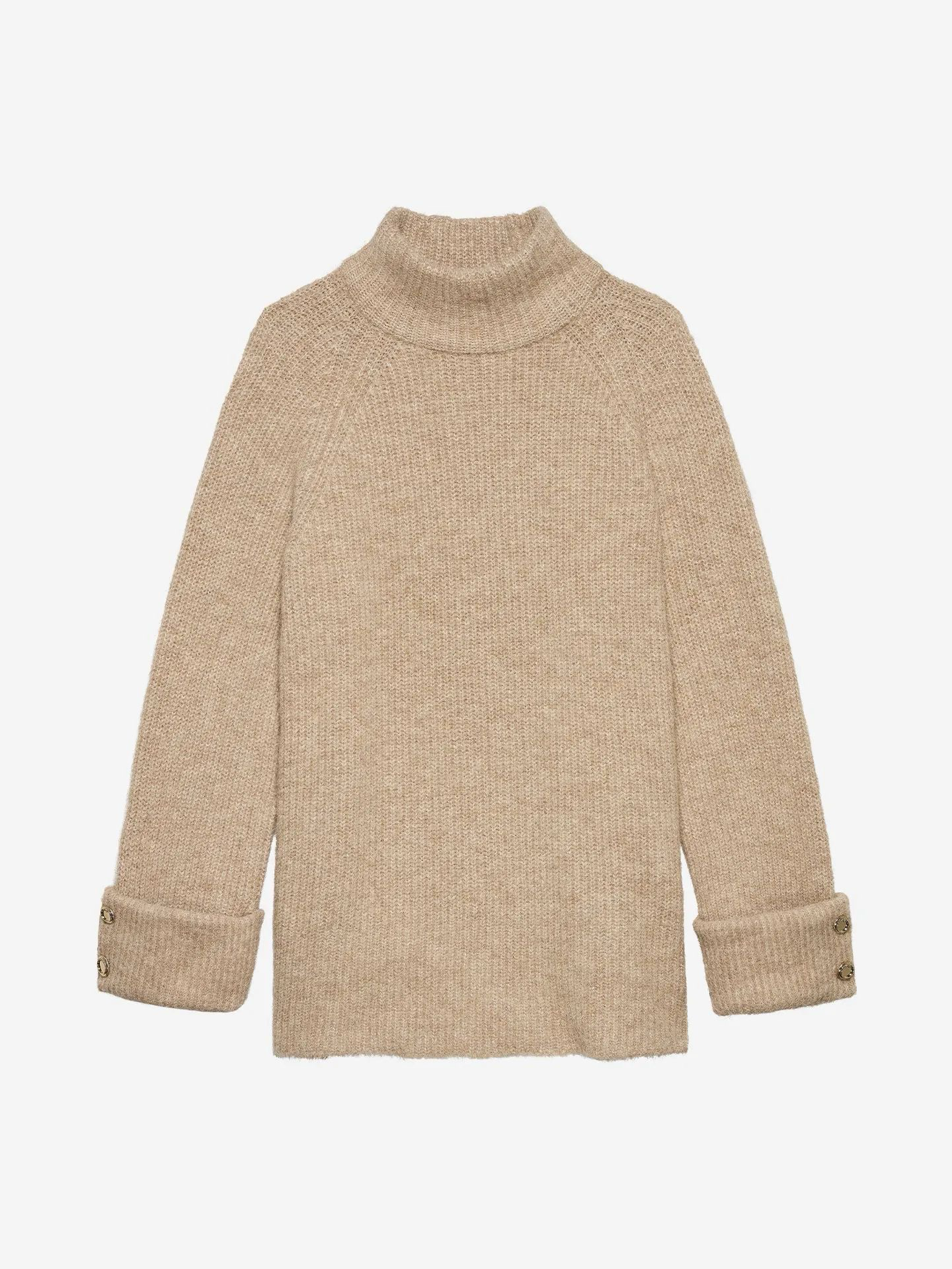 Nikkie Gebreide Mini Jurk Opole Dress Pebble