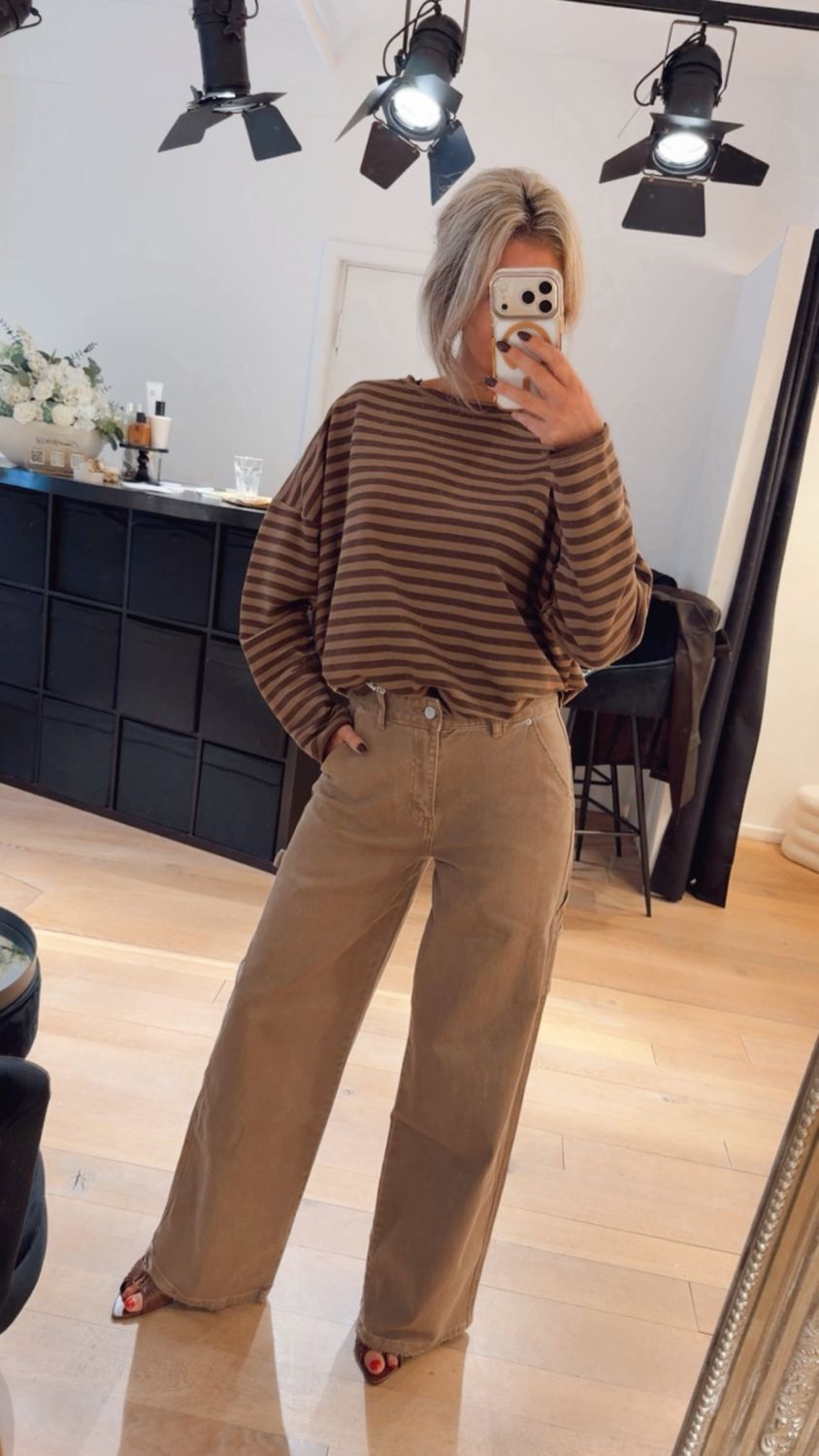 Jeans cargo Camel 