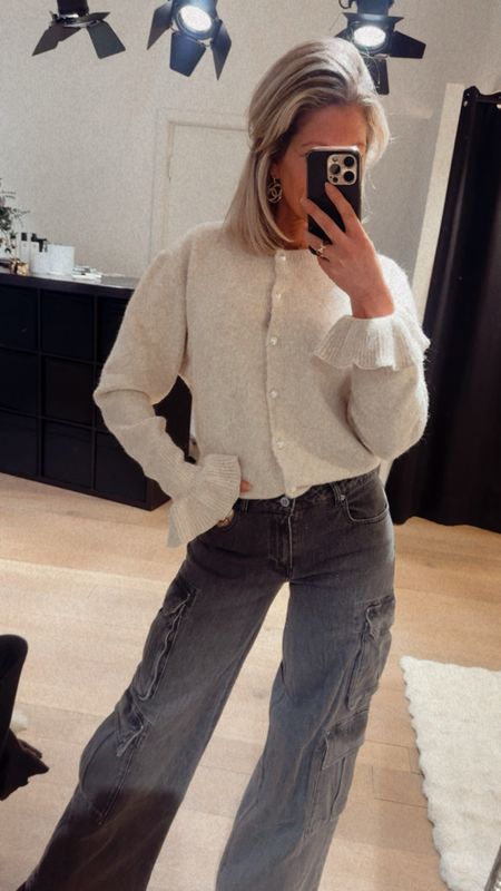 Zoë knitted vest beige 