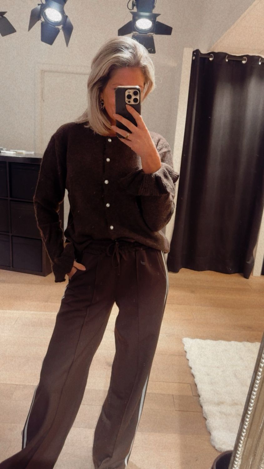 Zoë vest bruin / choco ?