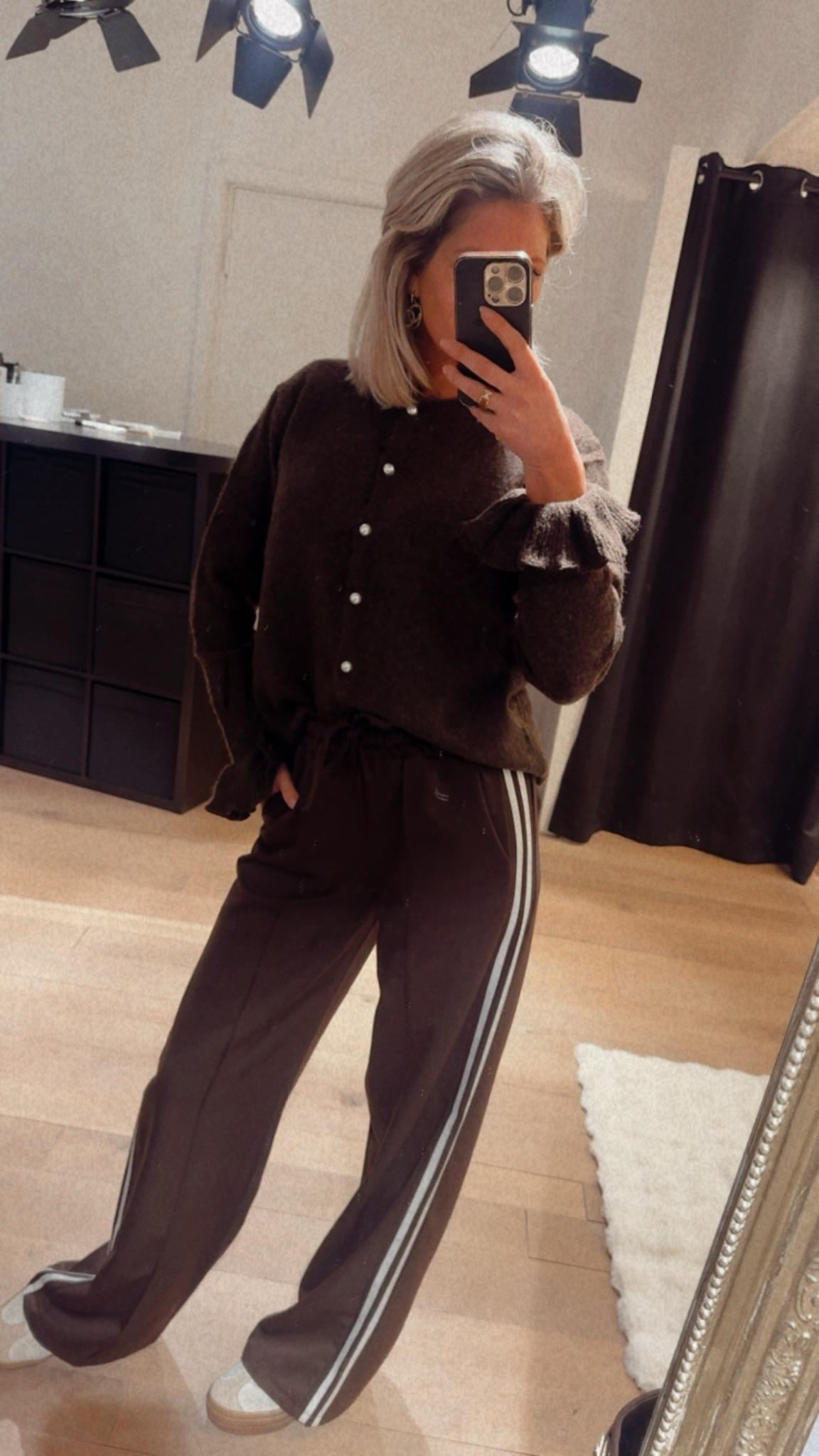 Zoë vest bruin / choco ?