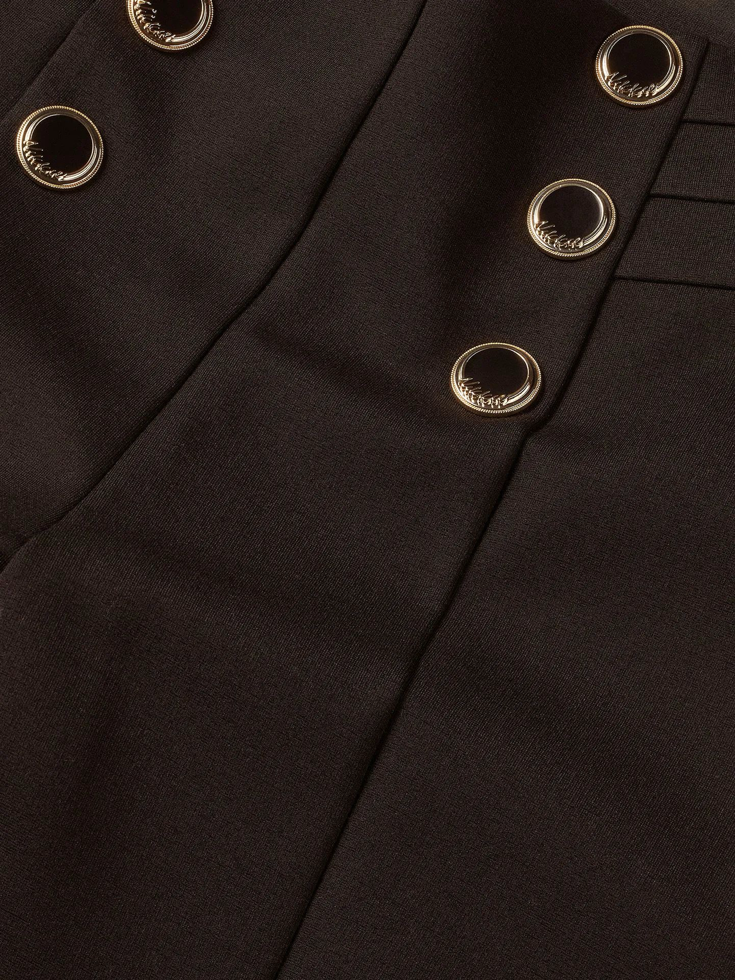 Nikkie Oroville tregging Coffee Met knoopdetails / choco