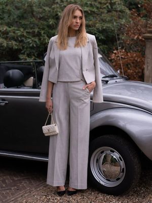 Nikkie Gemêleerde Pateete Pantalon Met Glitterbies Nikkie Gemêleerde Pateete Pantalon Met Glitterbies