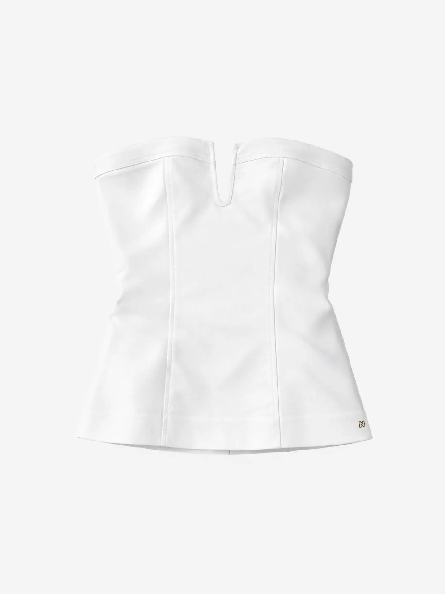 Nikkie Strapless Peoria Top Star White
