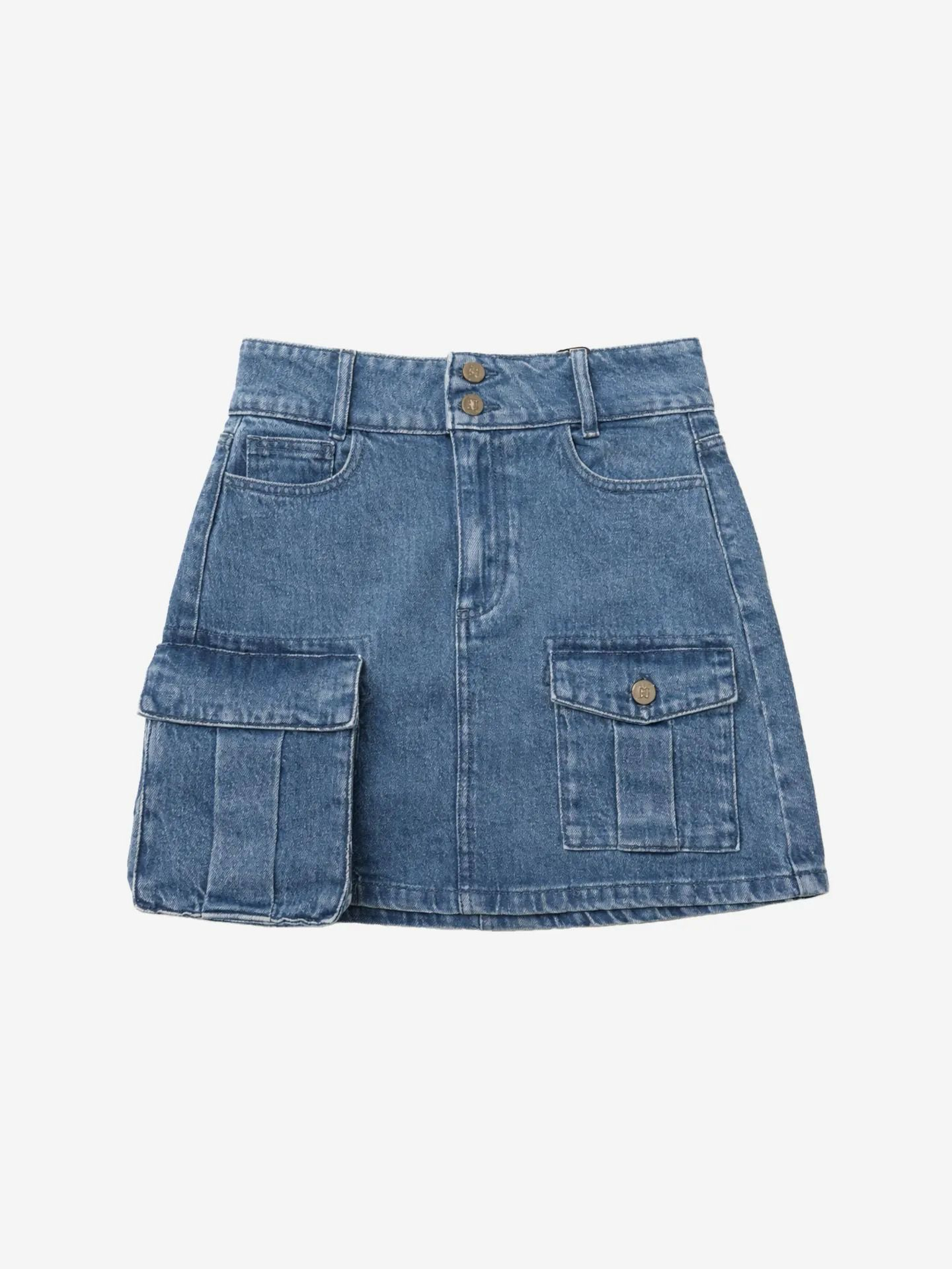 Nikkie Piciba Denim Skirt Rok Met Cargo Zakken