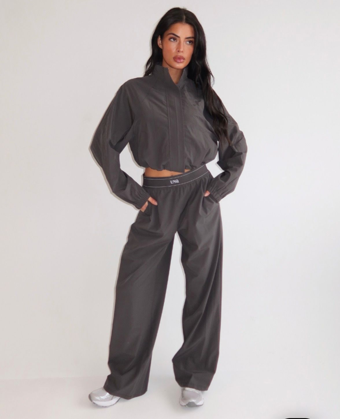 Unique the label Gigi Jacket - Charcoal