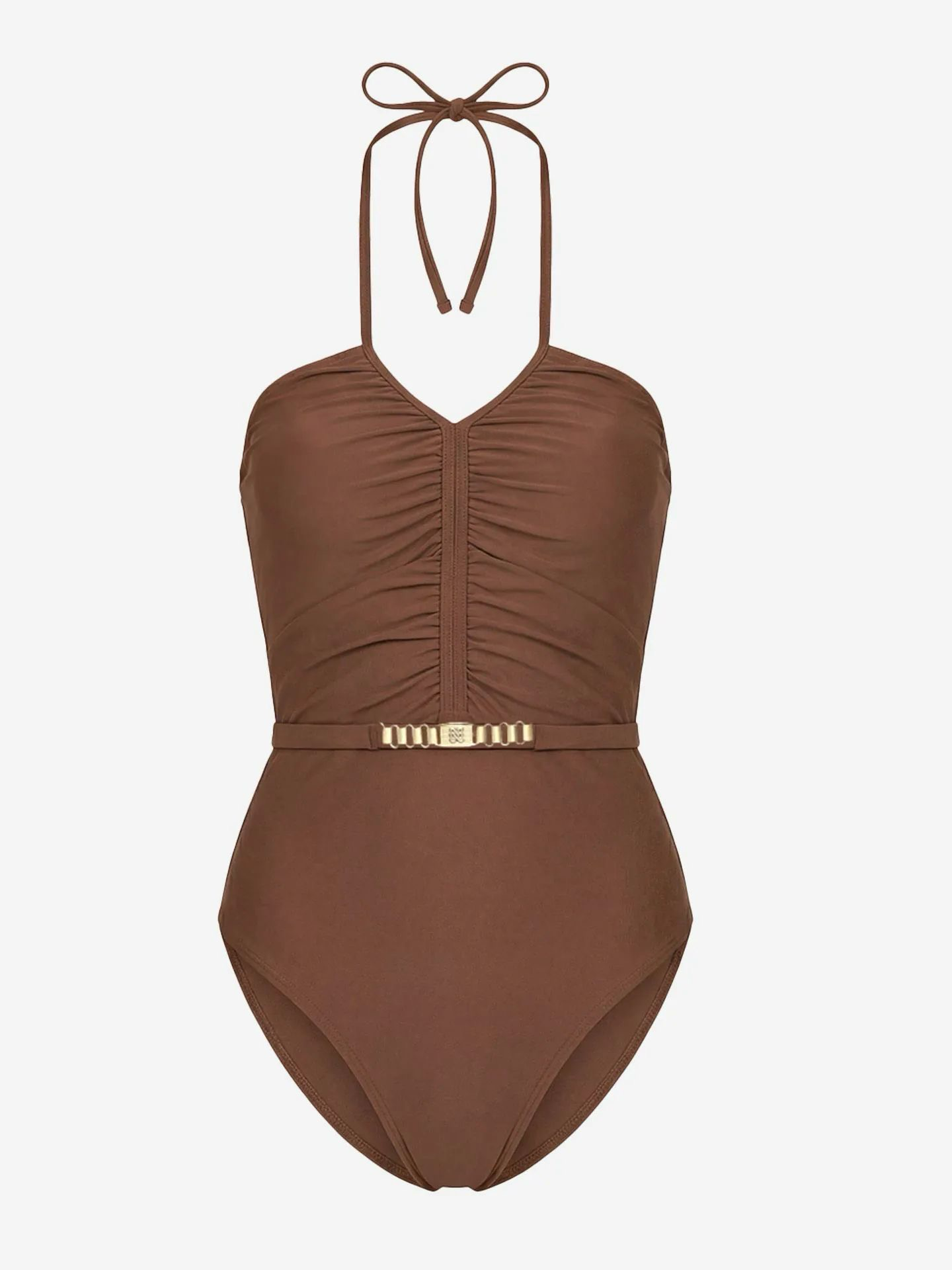 Nikkie Halter Quinto Badpak Met Goudkleurig Detail