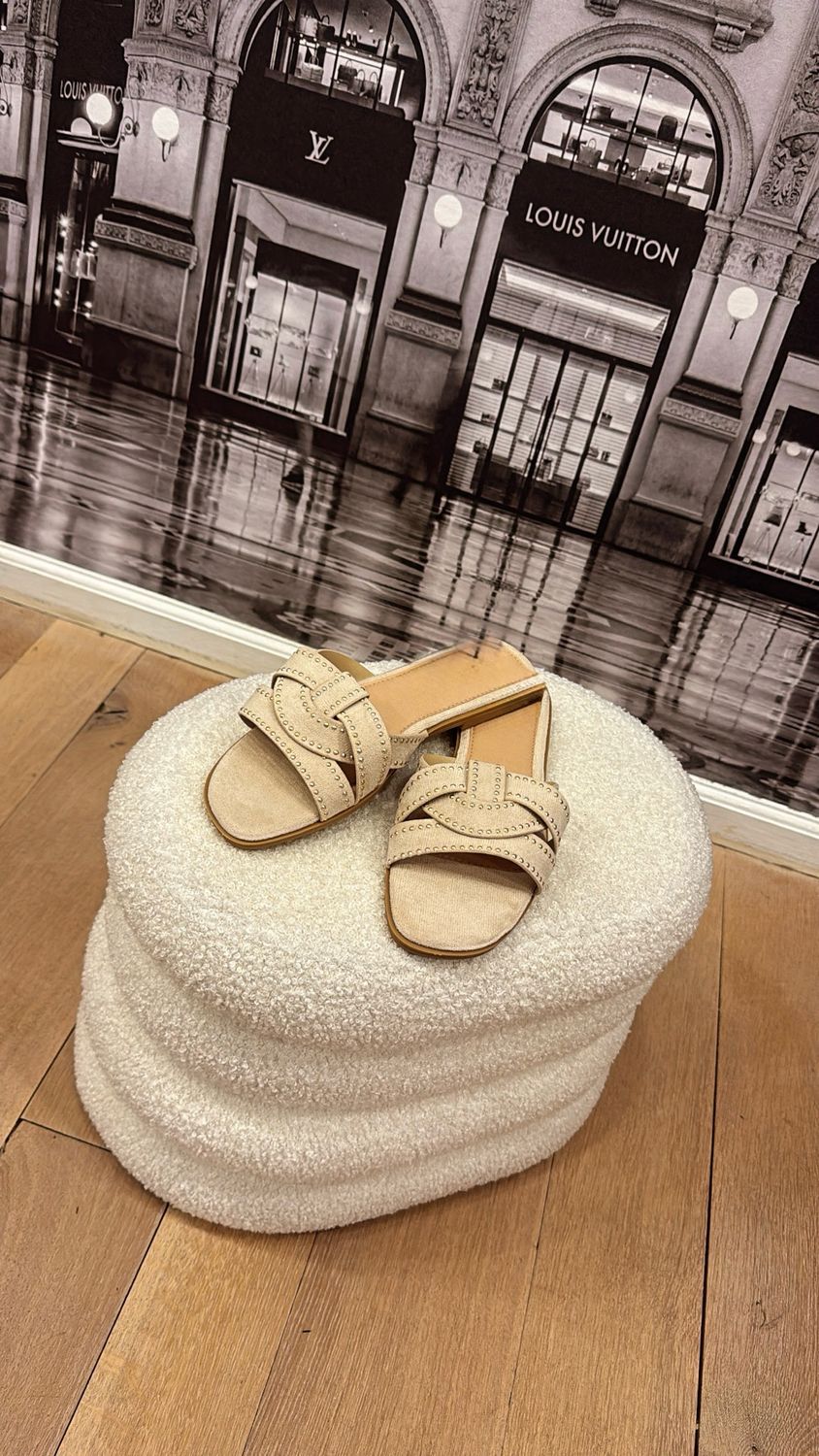 Gigi slipper beige 