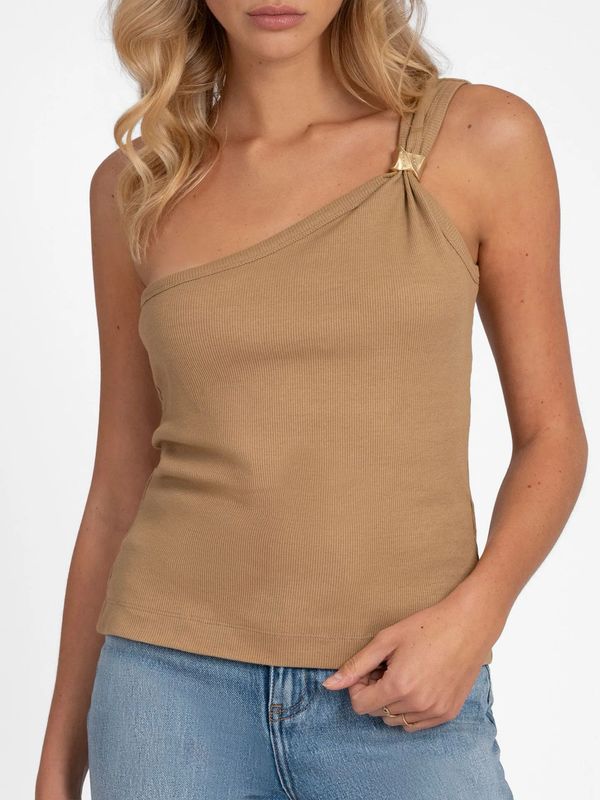 Nikkie One Shoulder Roselle Top Met Hardware Detail Tanin