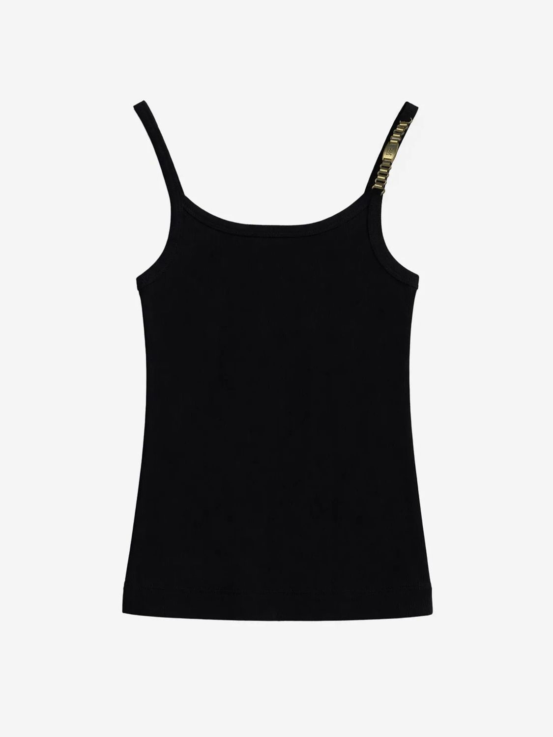Nikkie Rib Questa Top Met Ketting Detail