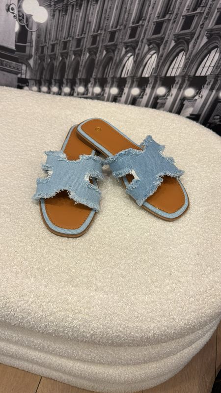 Jeans slippers 