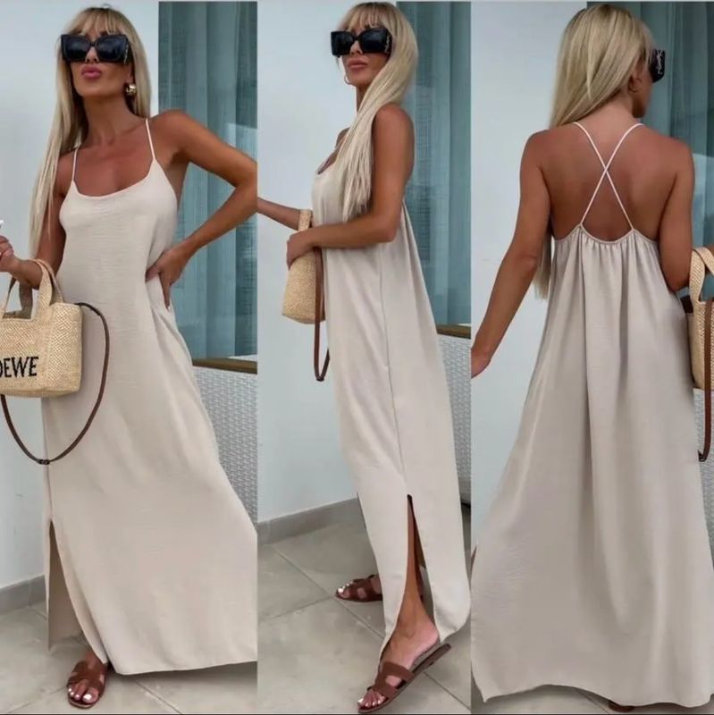 Valerie dress beige 