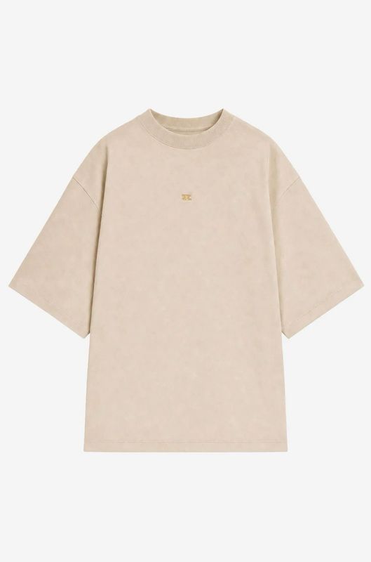 Nikkie  Oversized Ramsgate t-shirt Met Logo Detail Cream