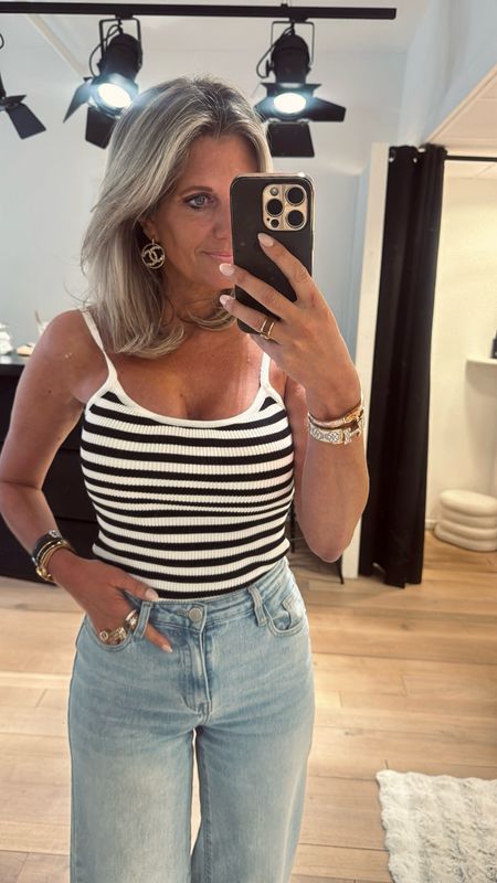 Body stripes zwart / wit 