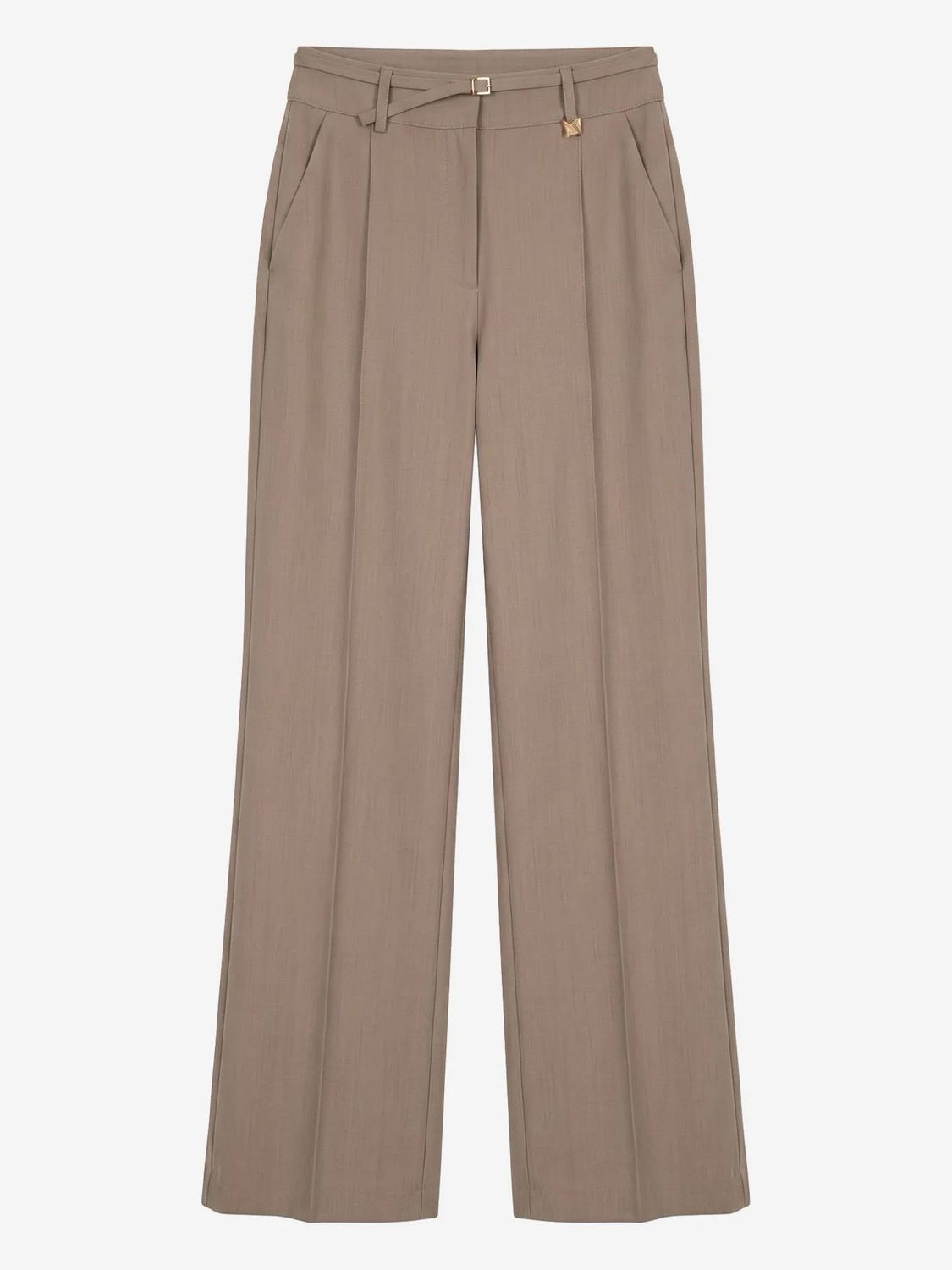 Nikkie Gemêleerde Reno Pantalon Met Ceintuur Mexican Sand