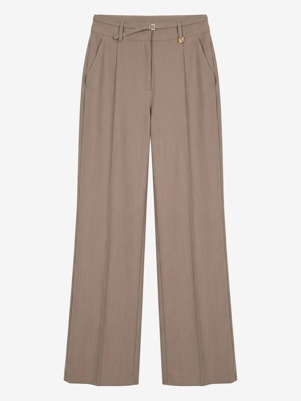Nikkie Gemêleerde Reno Pantalon Met Ceintuur Mexican Sand 