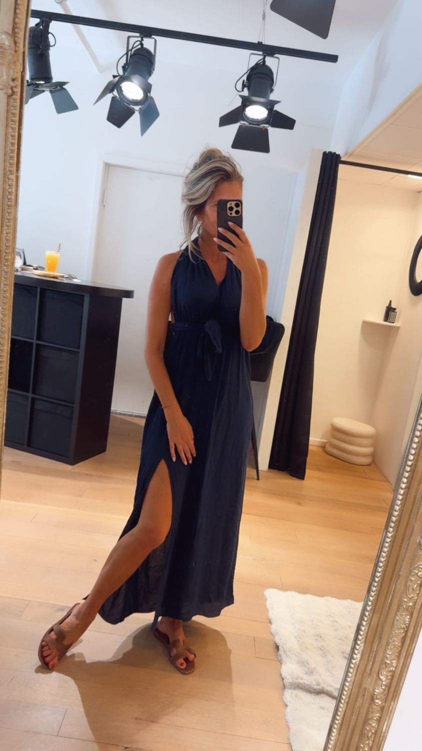 Evi dress blue