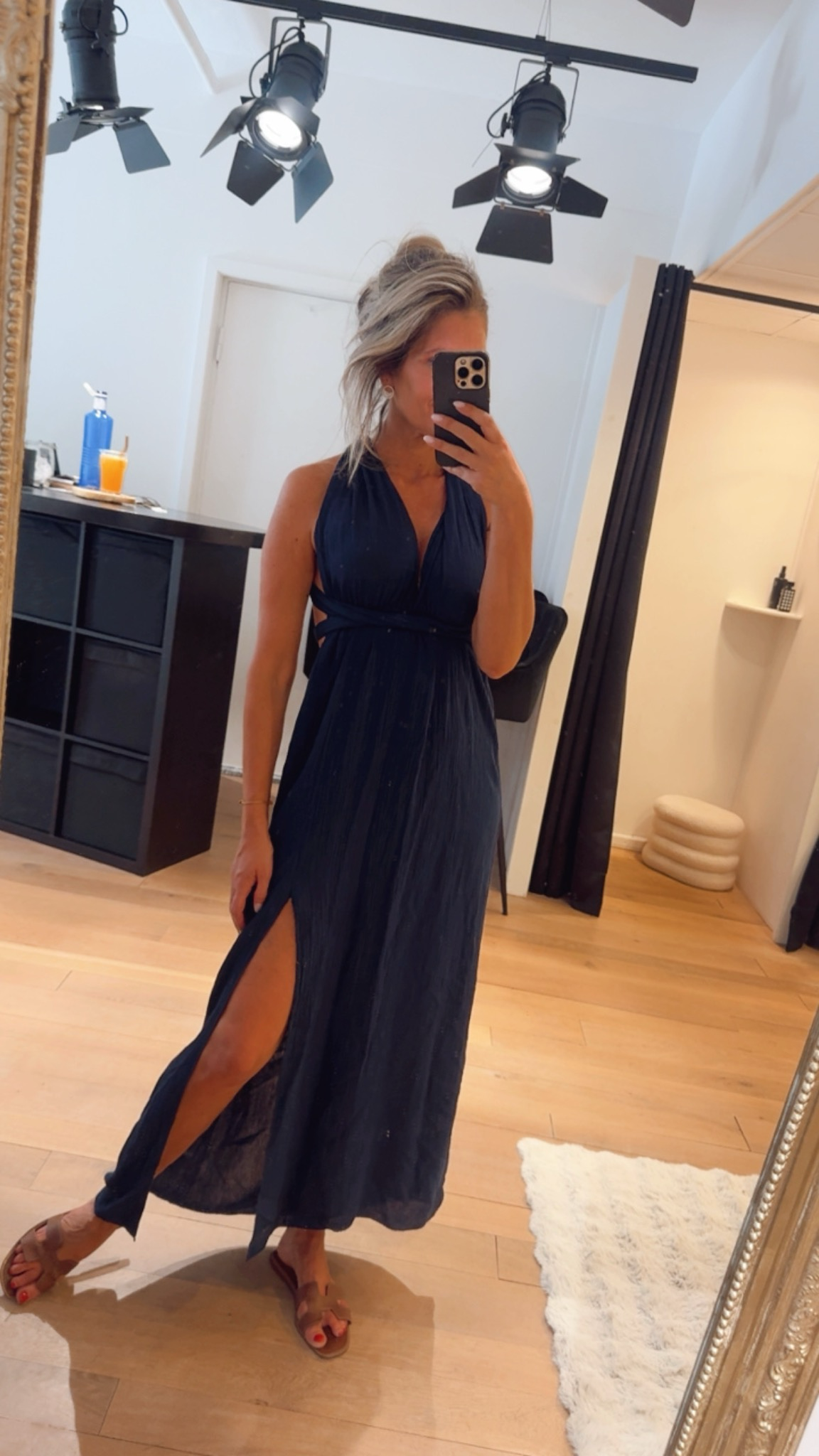 Evi dress blue