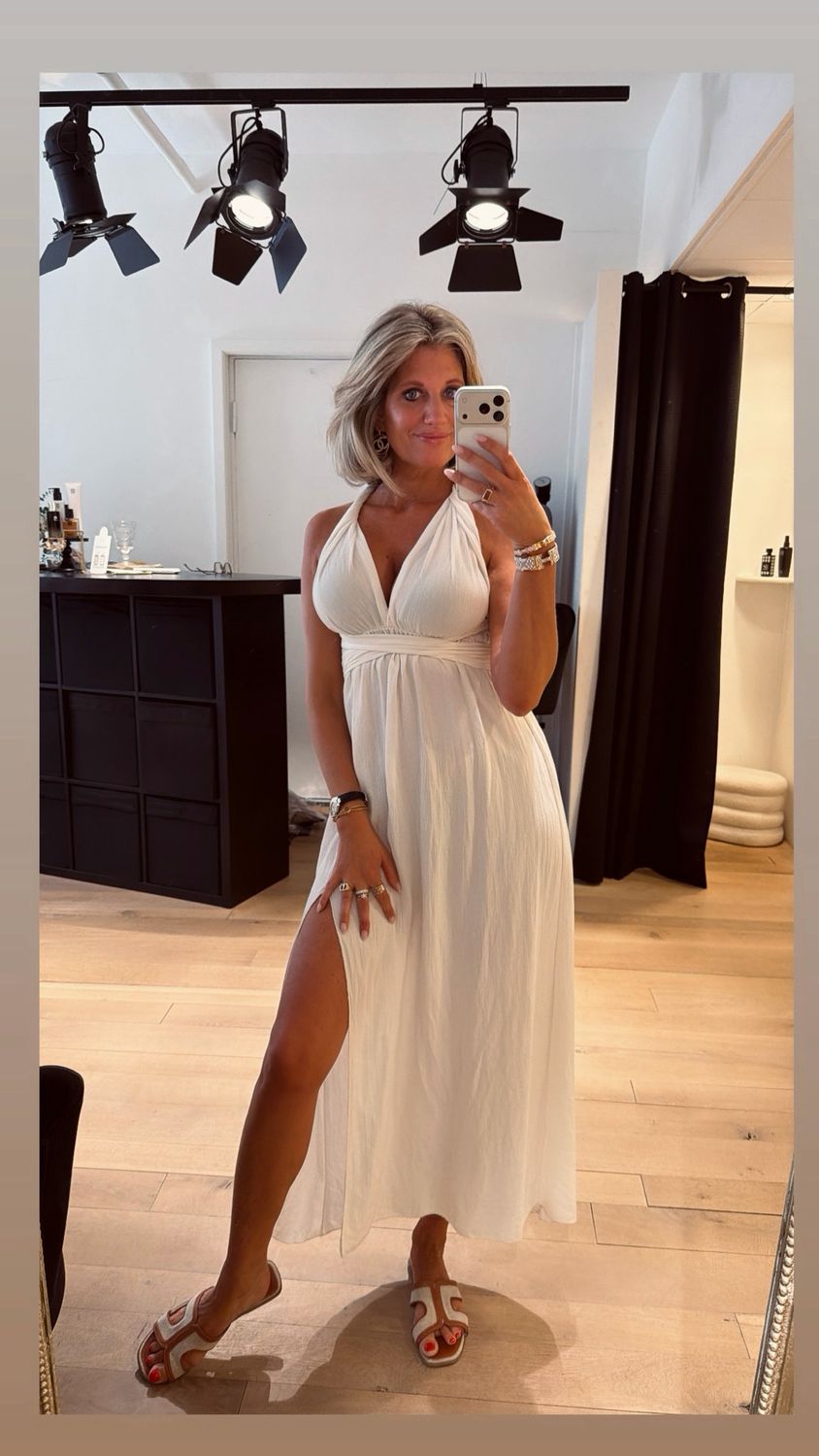 Evi dress off white
