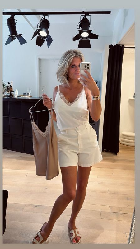 RMC the label top met lace beige