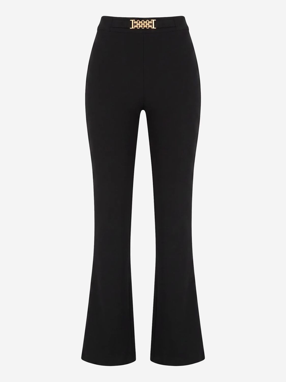 Nikkie Ayden Flared Pantalon Met Aangesloten Fit Zwart