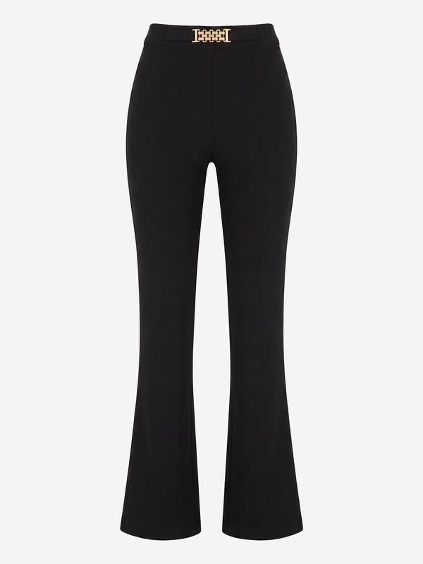 Nikkie Ayden Flared Pantalon Met Aangesloten Fit Zwart