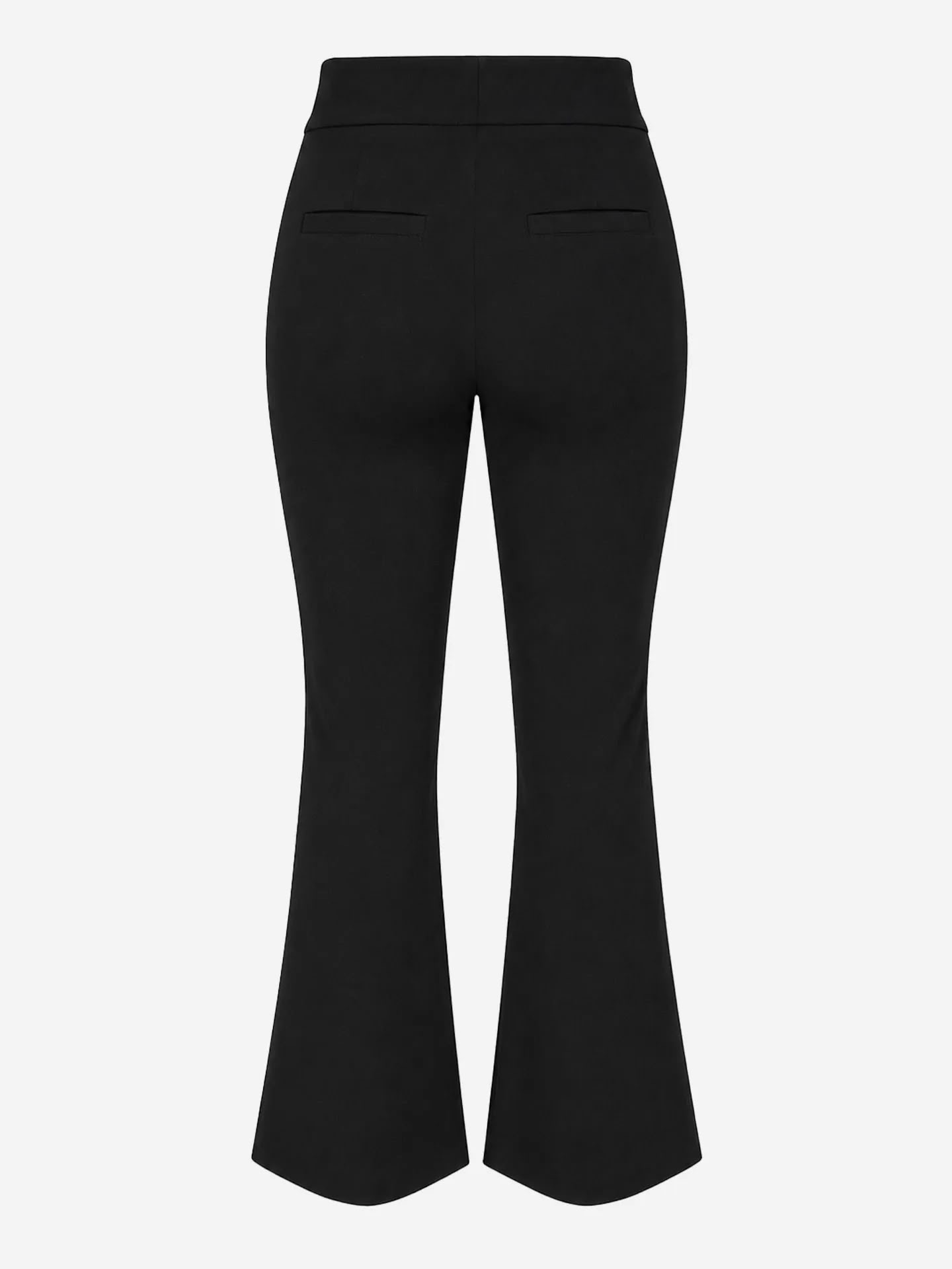 Nikkie Ayden Flared Pantalon Met Aangesloten Fit Zwart