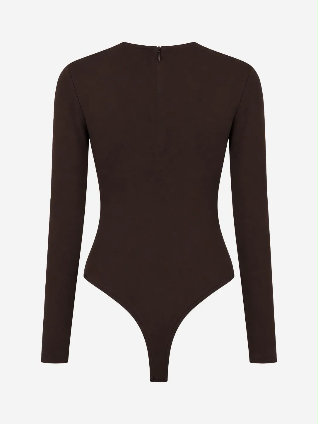 Nikkie Ariela Body Met Hals En Aangesloten Pasvorm chocolate torte 