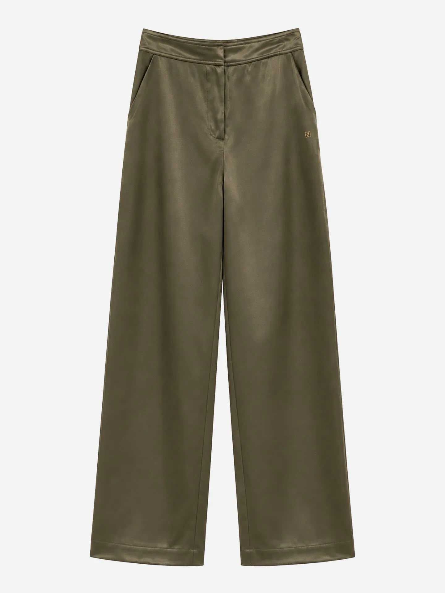 Nikkie Aivy Pantalon Met Tijdloze Uitstraling Sea Green