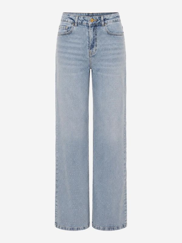 Nikkie Abigail Strass Jeans Met Steentjes