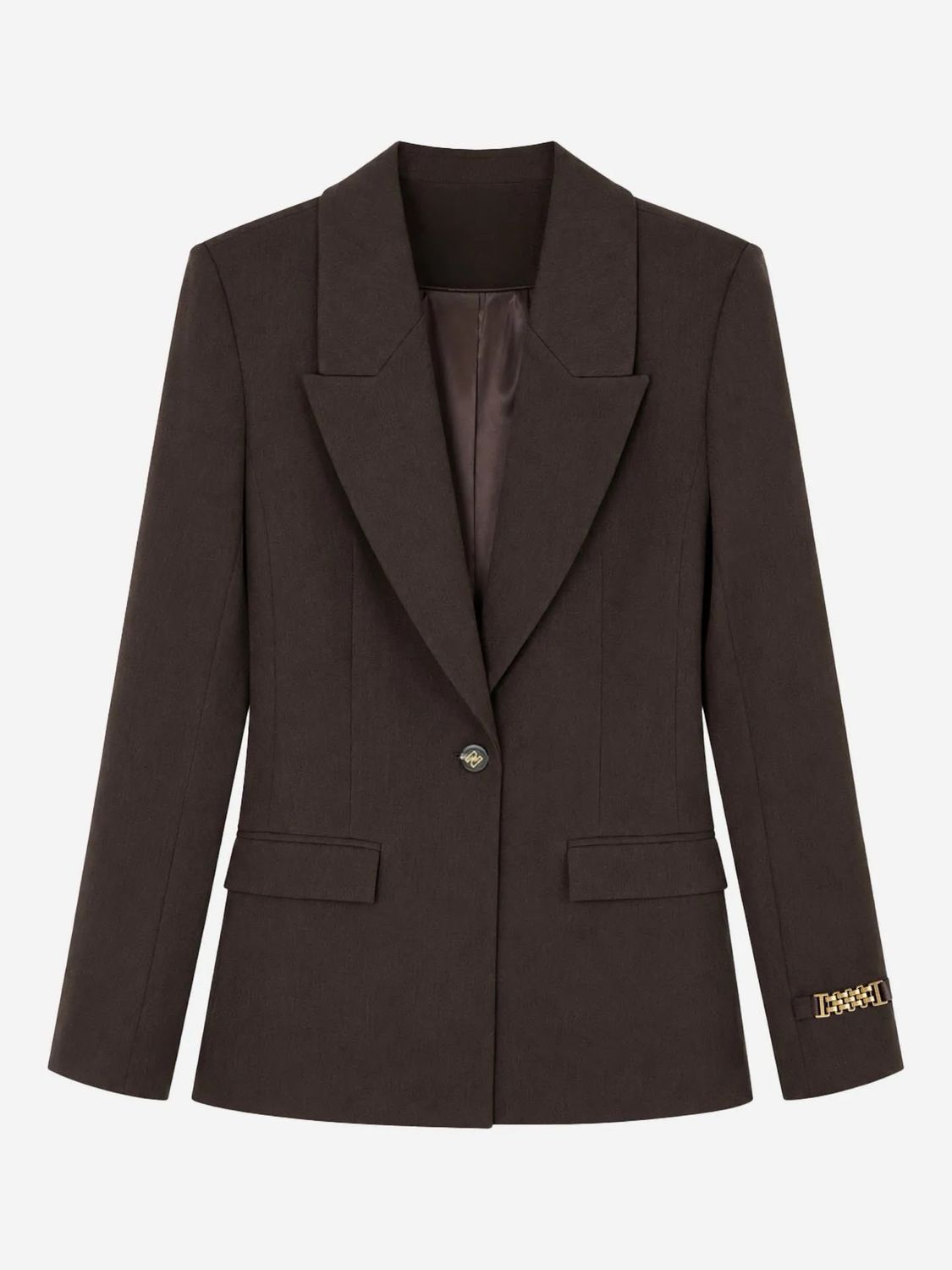 Nikkie Aisley Blazer Met Elegante Fit Chocolate Torte Nikkie Aisley Blazer Met Elegante Fit Chocolate Torte