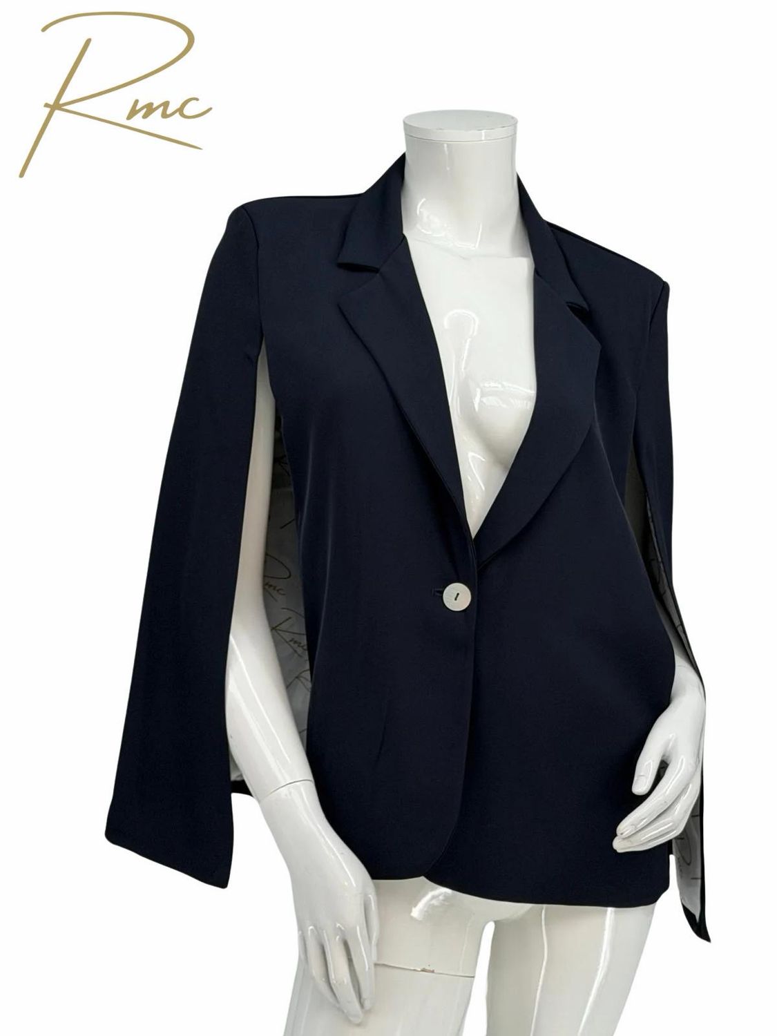 RMC the label blazer vlindermouw Navy 