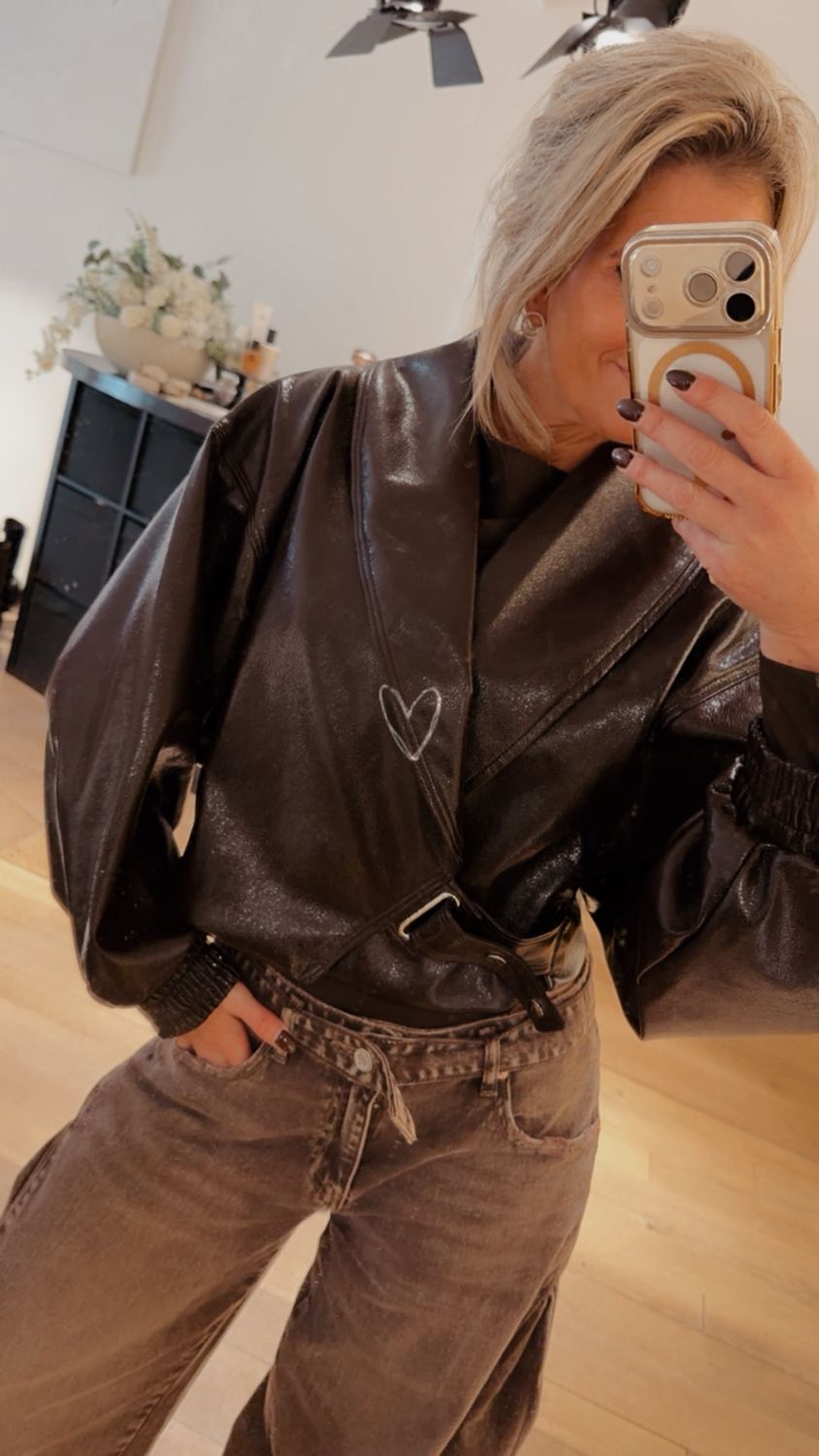 OOTD jacket choco 