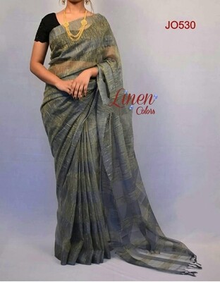 Black shade Jute Organza Saree Black shade Jute Organza Saree