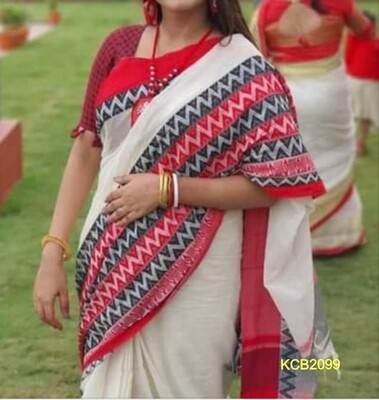 Begompuri Cotton Khadi Saree with jacquard weaving Begompuri Cotton Khadi Saree with jacquard weaving