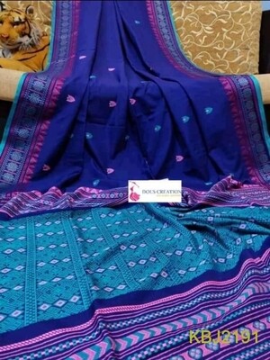 Khadi base hand woven all over work jamdani saree Khadi base hand woven all over work jamdani saree