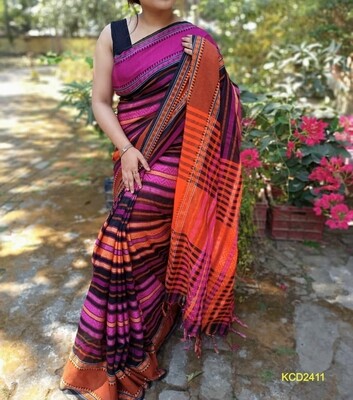 Dhaniakhali traditional Jamdani Saree with jacquard weaving Dhaniakhali traditional Jamdani Saree with jacquard weaving