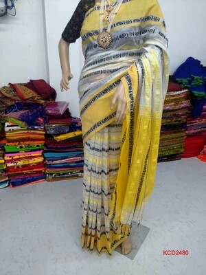 Dhaniakhali traditional Jamdani Saree with jacquard weaving Dhaniakhali traditional Jamdani Saree with jacquard weaving