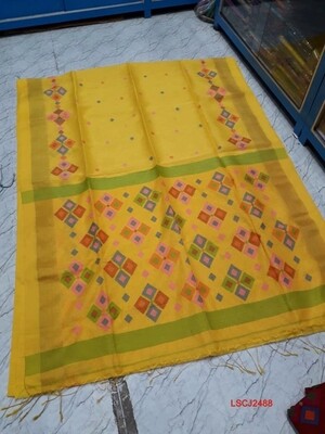 Chatai Jamdani saree with hand woven design Chatai Jamdani saree with hand woven design