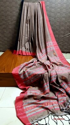 Handloom Cotton Khadi with jamdani work Handloom Cotton Khadi with jamdani work