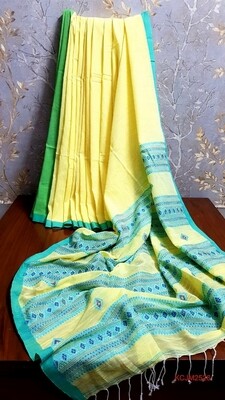 Handloom Cotton Khadi with jamdani work Handloom Cotton Khadi with jamdani work
