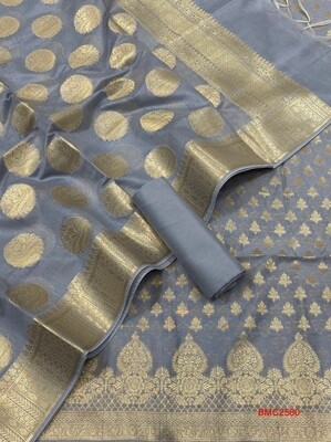 Banarasee Merserised Cotton Resham full Suit Banarasee Merserised Cotton Resham full Suit
