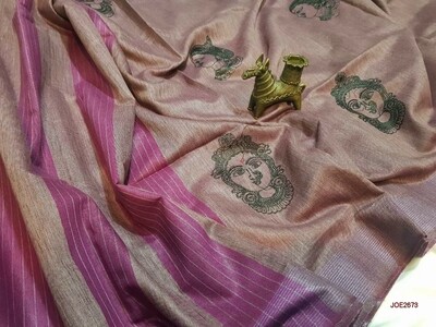 Beautiful Jute Organza Saree with embroidery Beautiful Jute Organza Saree with embroidery