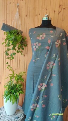 Beautiful Linen top and dupatta with beautiful embroidery work Beautiful Linen top and dupatta with beautiful embroidery work