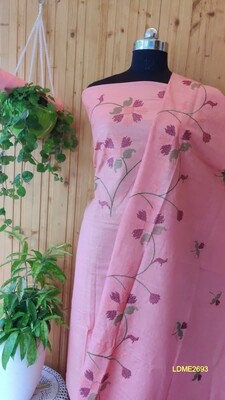 Beautiful Linen top and dupatta with beautiful embroidery work Beautiful Linen top and dupatta with beautiful embroidery work