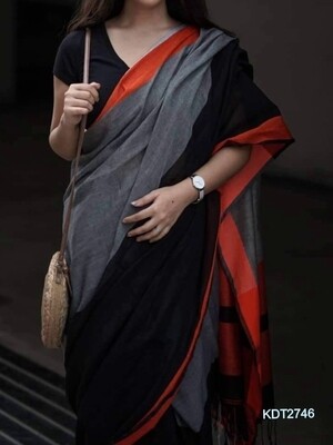 Elegant Khadi Cotton Saree
