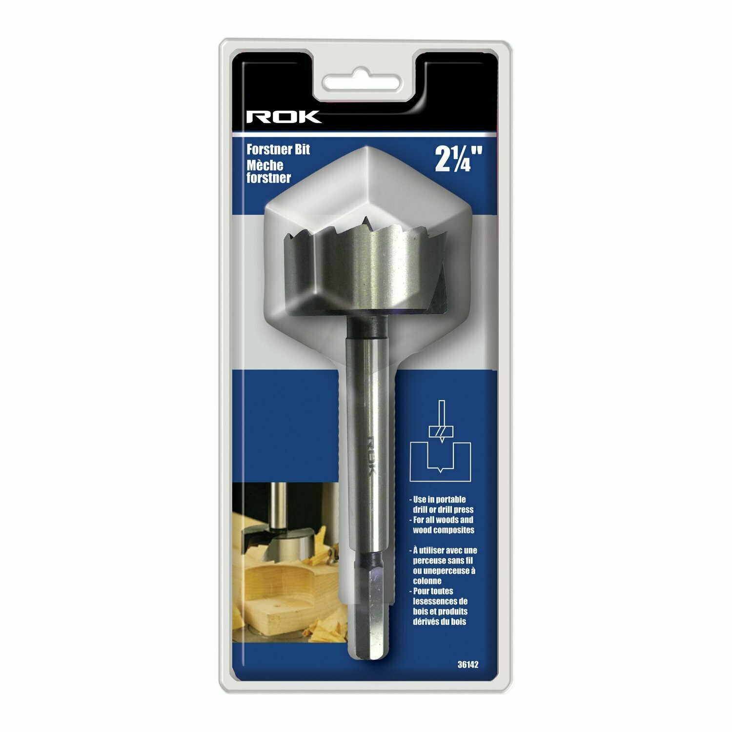 ROK 2-1/4" FORSTNER BIT