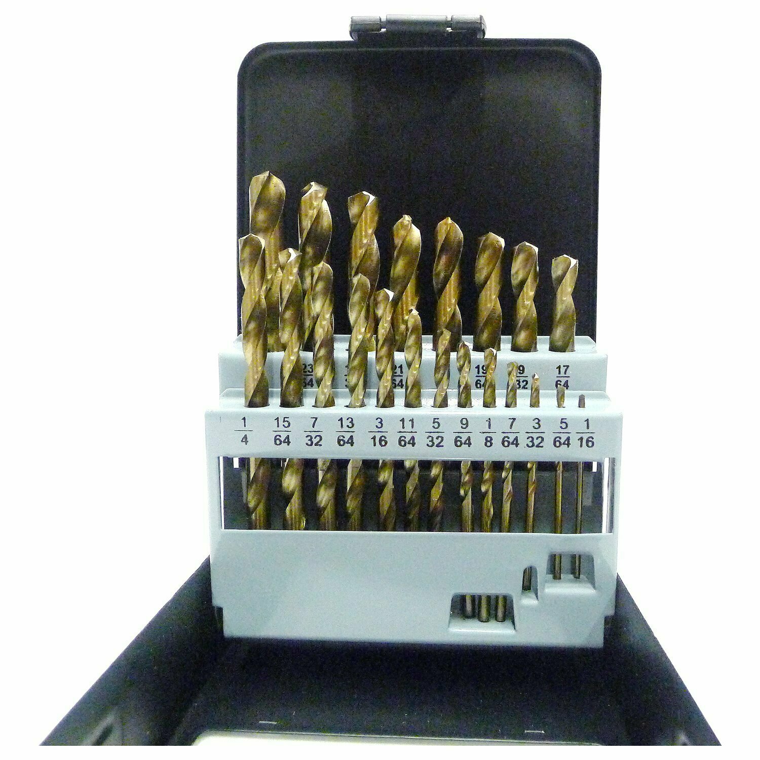 21PC DRILL BIT SET GOLD OXIDE